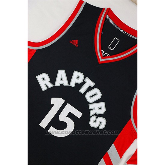 Maglia Toronto Raptors Anthony Bennett #15 Nero